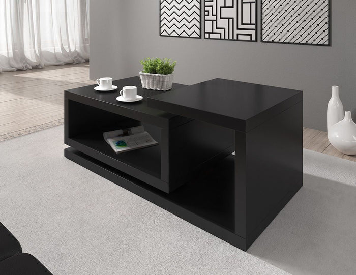Meubella - Salontafel Bello - Zwart - 120 cm