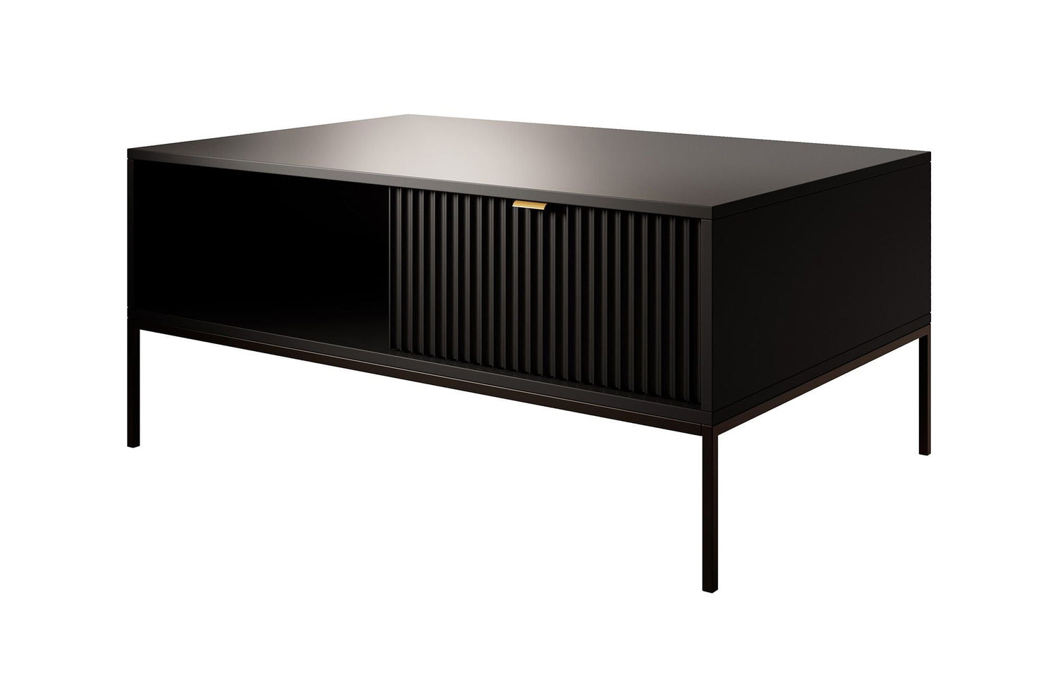 Meubella - Salontafel Navil - Zwart - 104 cm