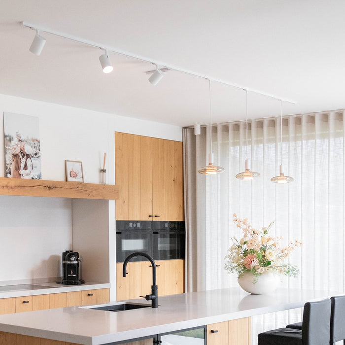 Atmooz Freely Hanglamp - Ø4 x H140 cm - Wit - E27 Fitting