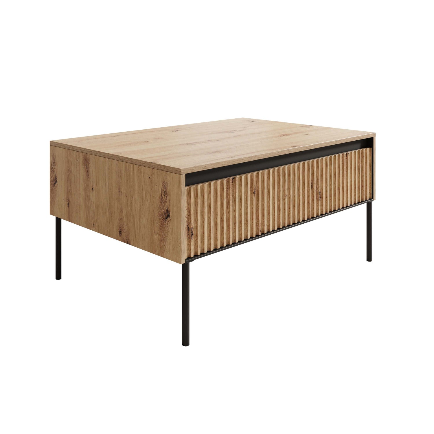 Meubella - Salontafel Timoteo - Eiken - 100 cm