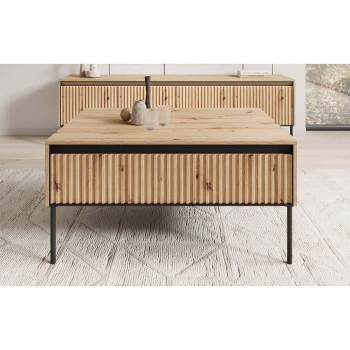 Meubella - Salontafel Timoteo - Eiken - 100 cm