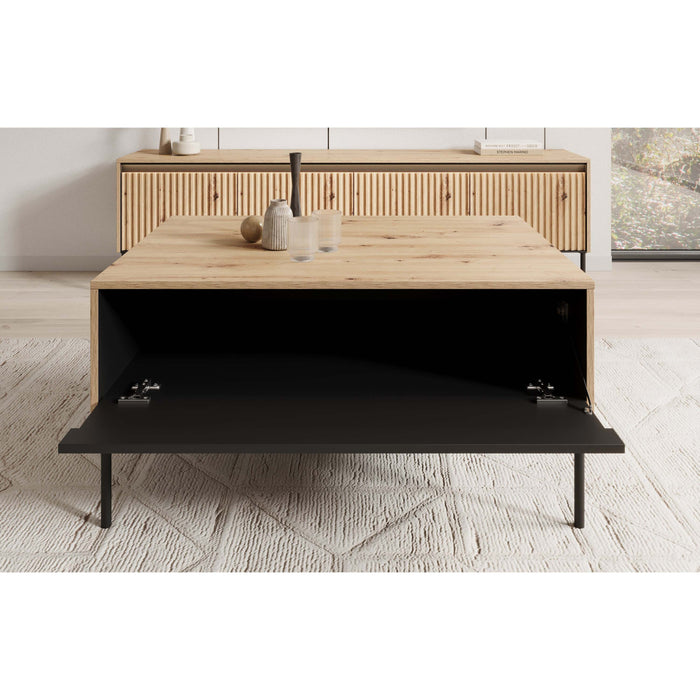 Meubella - Salontafel Timoteo - Eiken - 100 cm