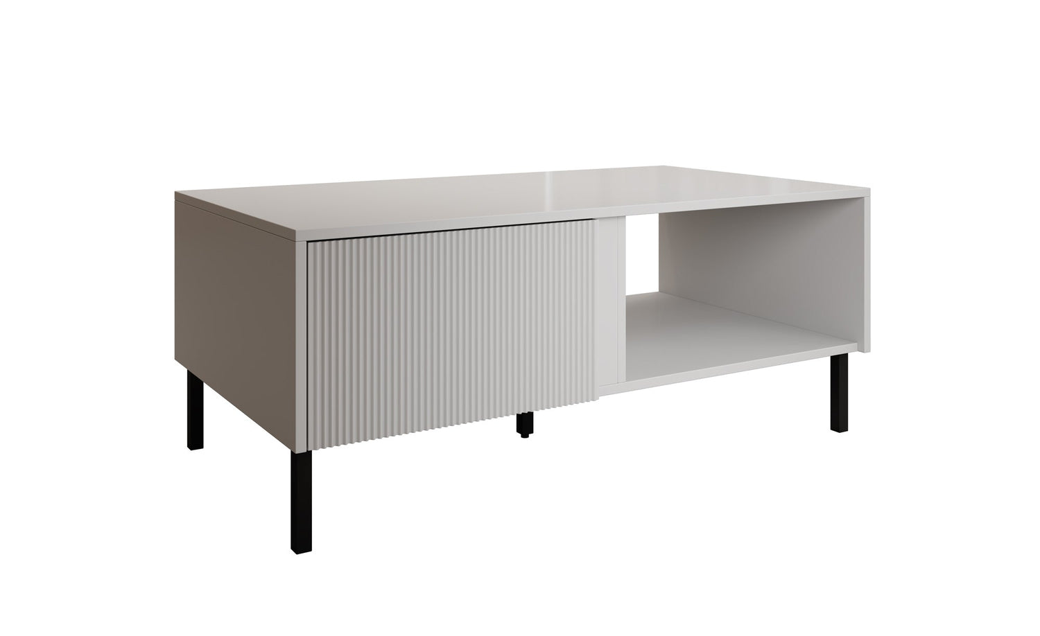 Meubella - Salontafel Margareth - Wit - 110 cm