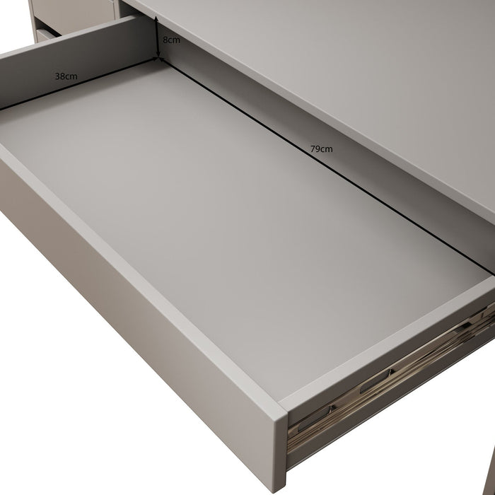 Meubella - Bureau Avio 2 - Wit - 154 cm