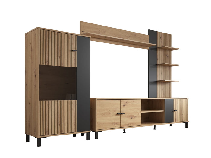 Meubella - Wandmeubel Austin - Eiken