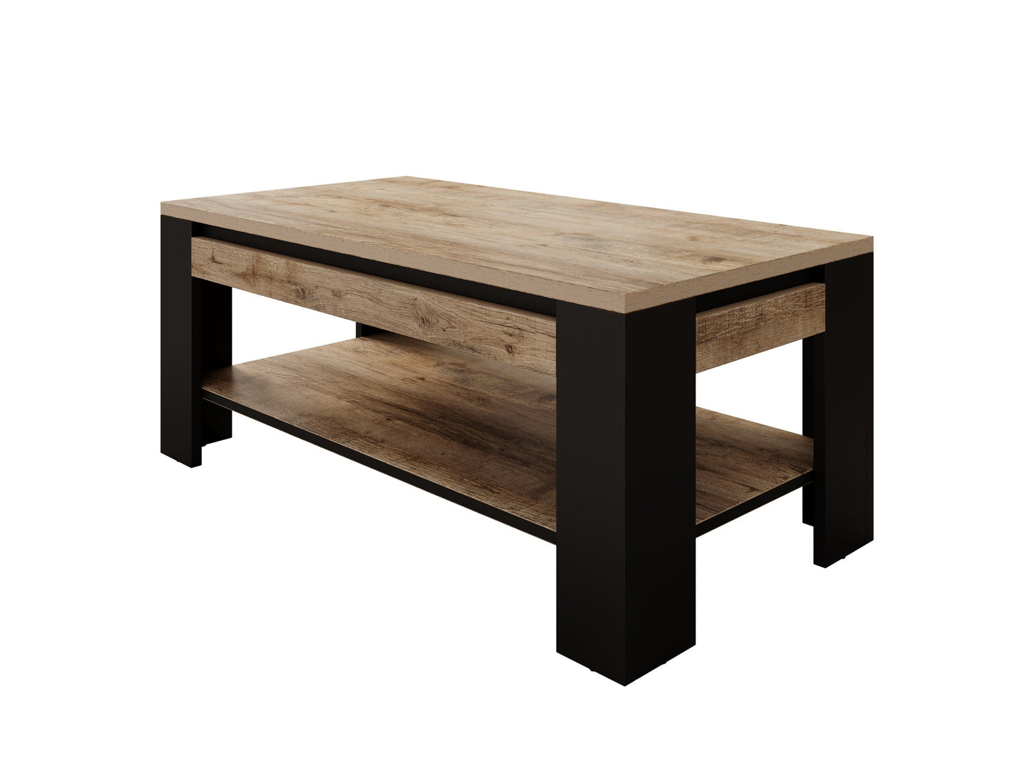 Meubella - Salontafel Trinidad - Eiken - 120 cm