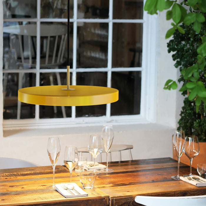 Umage Asteria hanglamp LED medium Ø43 messing|messing