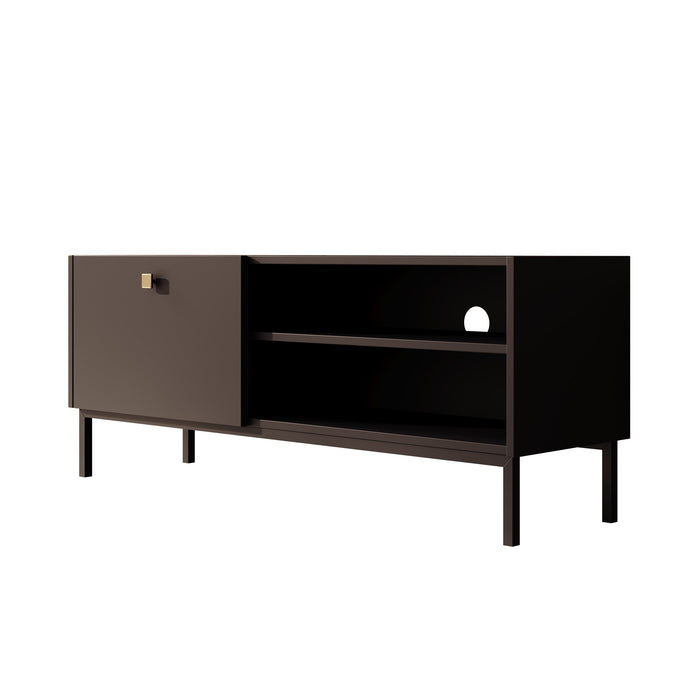 Meubella - TV-Meubel Norment - Zwart - 120 cm