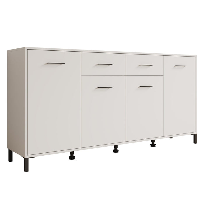 Meubella - Dressoir Vidor - Wit - 183 cm