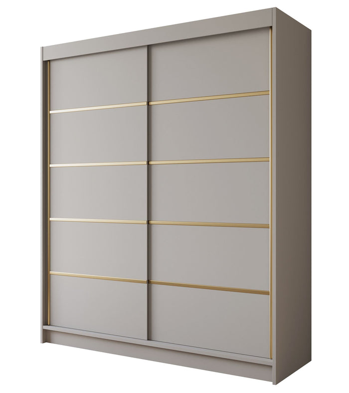 Meubella - Kledingkast Eagle - Beige - 180 cm