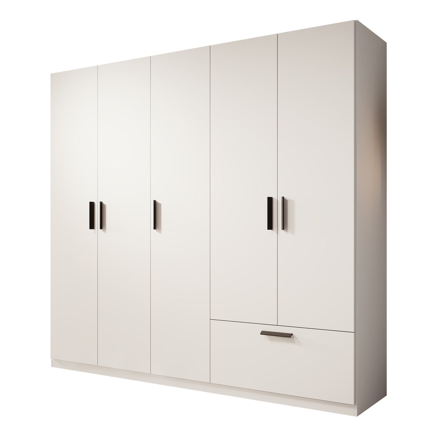 Meubella - Kledingkast Lillian - Wit - 225 cm