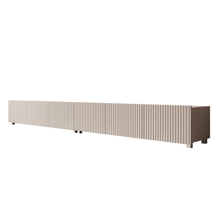 Meubella - TV-Meubel Kenderes - Beige - 300 cm