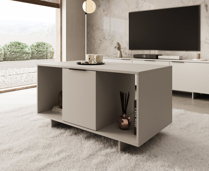 Meubella - Salontafel Ankara - Beige - 100 cm