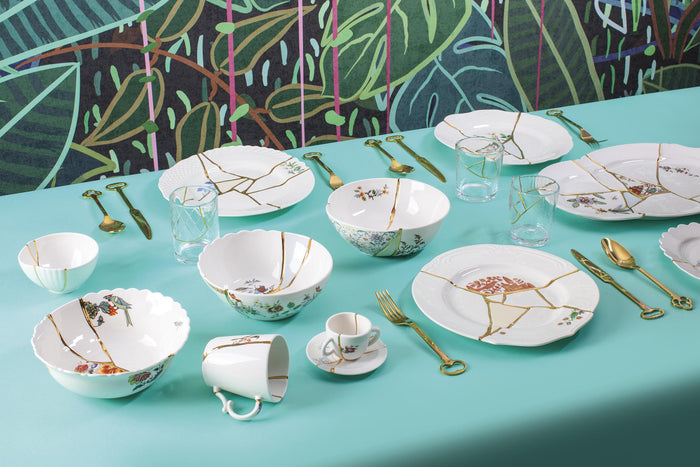 Kintsugi dinerbord Ø27.5 2
