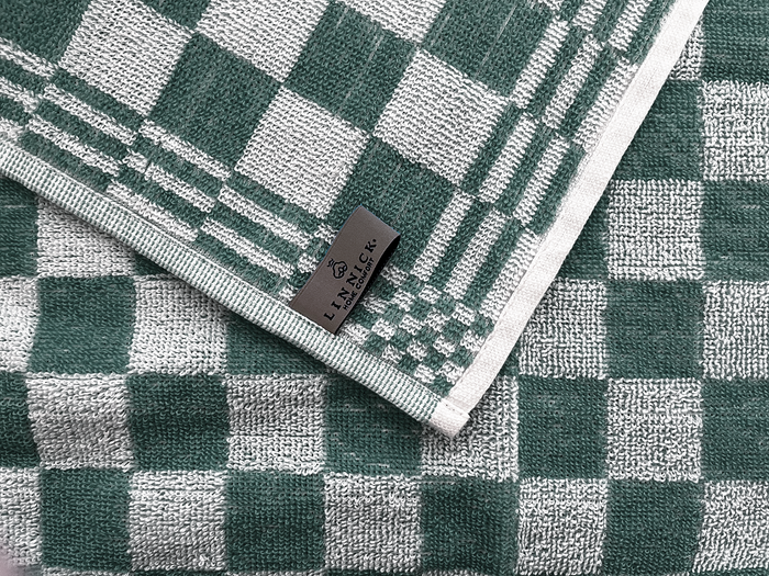 LINNICK Keukendoekset Blok 50x50cm - donker groen - set van 10