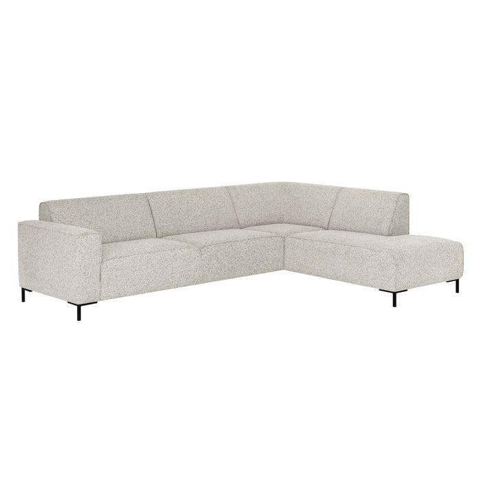 by fonQ Loft Hoekbank Rechts - Chenille Melange - Ecru