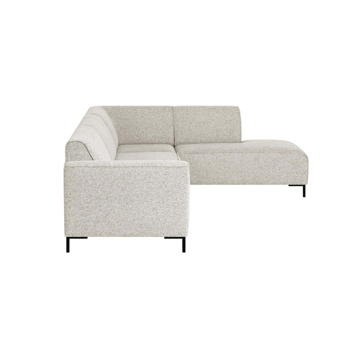 by fonQ Loft Hoekbank Rechts - Chenille Melange - Ecru