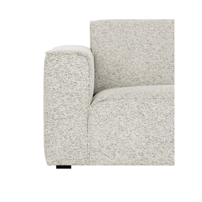 by fonQ Loft Hoekbank Rechts - Chenille Melange - Ecru