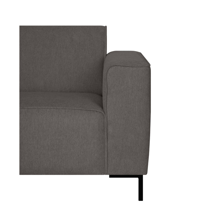 by fonQ Loft Hoekbank Links - Chenille - Antraciet