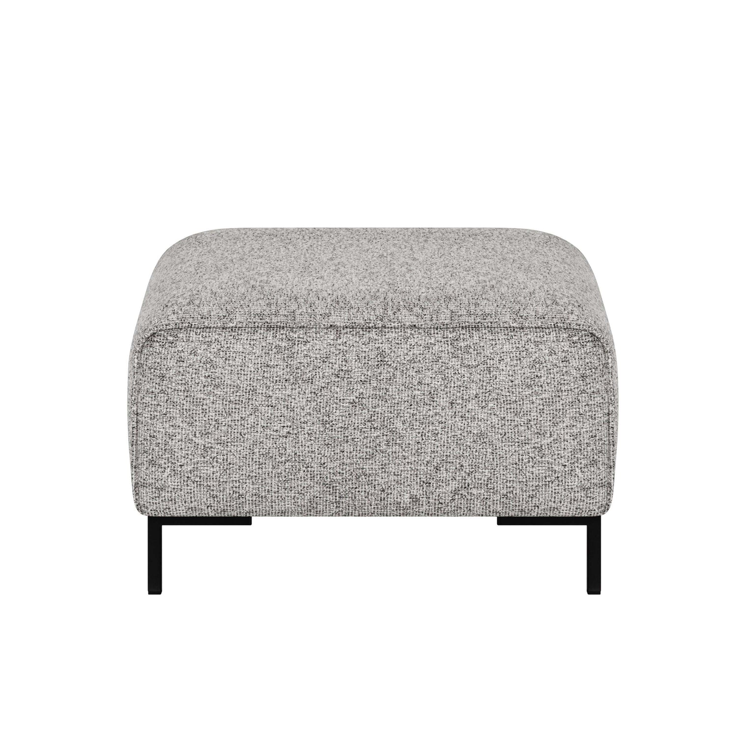 by fonQ Loft Hocker - Chenille Melange - Grijs