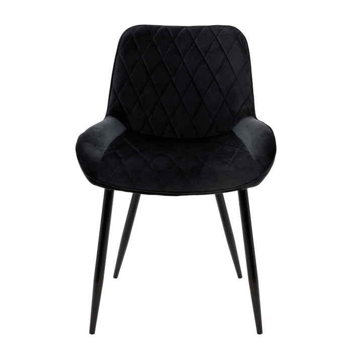 ML-Design Eetkamerstoel Diadema velvet set van 6