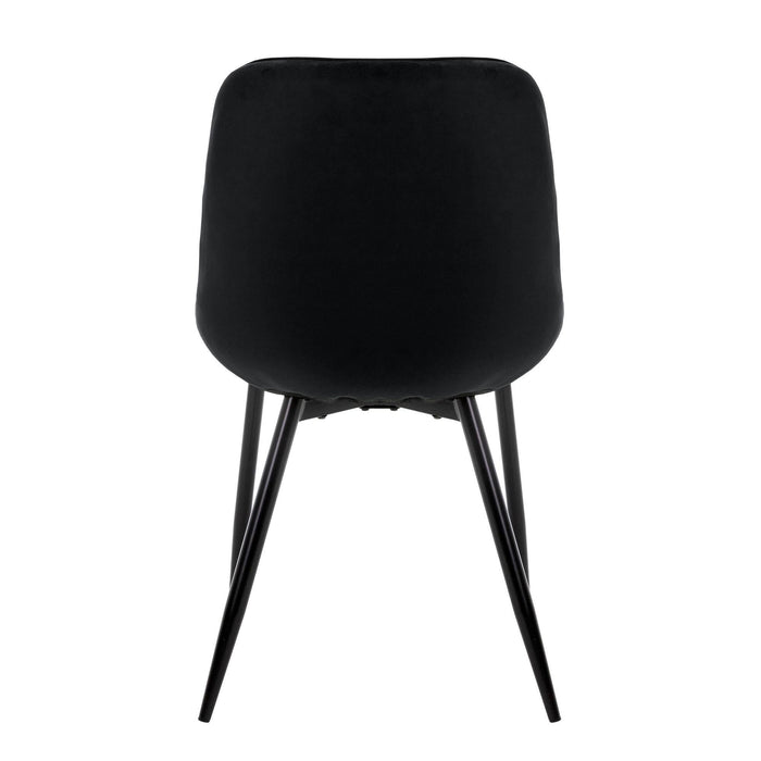 ML-Design Eetkamerstoel Diadema velvet set van 6