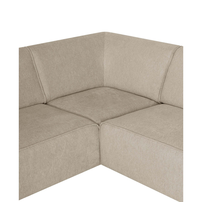 by fonQ Loft Hoekbank Links - Chenille - Greige