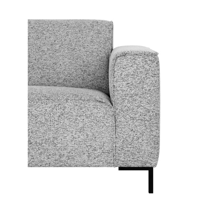 by fonQ Loft 2,5-zitsbank - Chenille Melange - Grijs