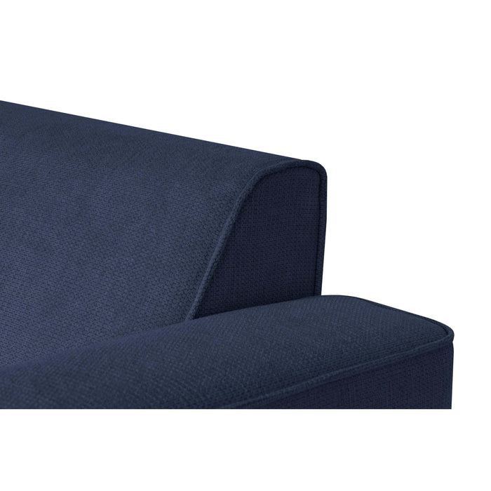 by fonQ Loft Hoekbank Links - Chenille - Donkerblauw