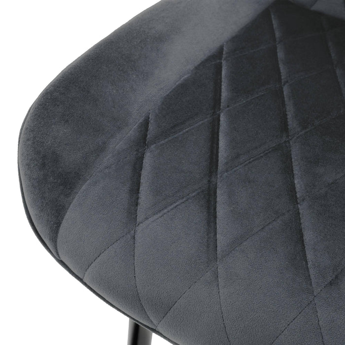 ML-Design Eetkamerstoel Diadema velvet set van 6