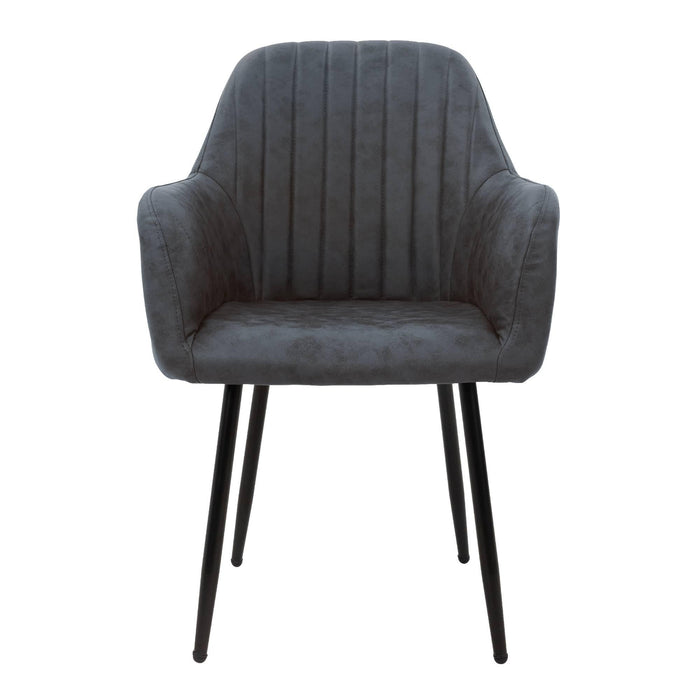 ML-Design Eetkamerstoel Perrin lederlook set van 6