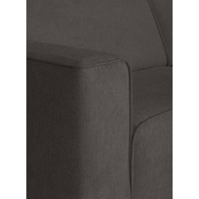 by fonQ Loft Hoekbank met Chaise Longue Rechts - Chenille - Antraciet