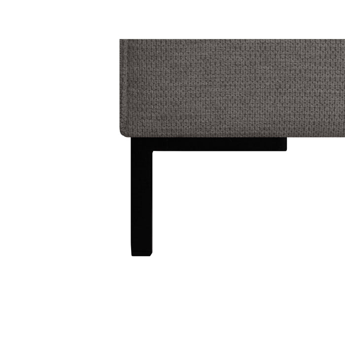 by fonQ Loft Hoekbank met Chaise Longue Rechts - Chenille - Antraciet