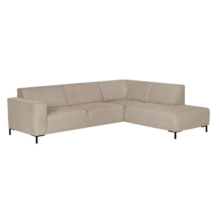 by fonQ Loft Hoekbank Rechts - Chenille - Greige
