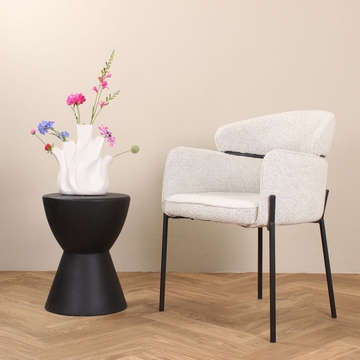 DS4U Mira eetkamerstoel boucle - beige