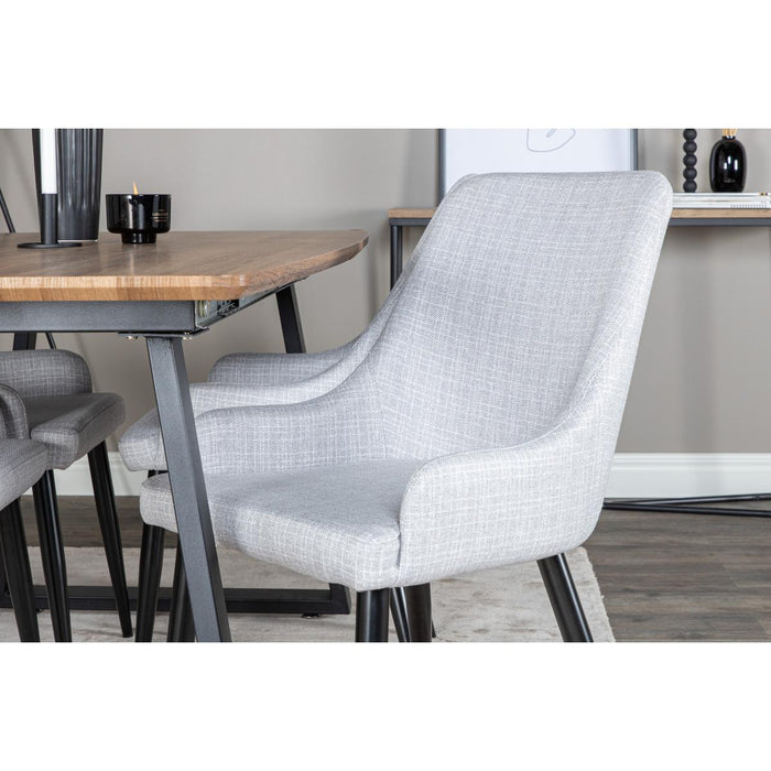 Svea - Kurla eetkamerstoel - grijs