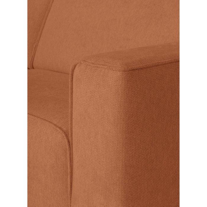 by fonQ Loft Hoekbank Links - Chenille - Roest
