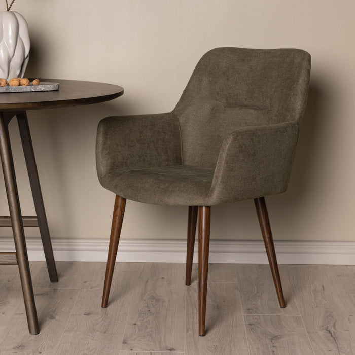 Fjôrd - Eetkamerstoel Donkergrijs - 62x60x90cm - Tomorrow - Set van 2