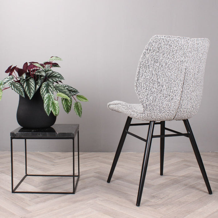 DS4U - Tony eetkamerstoel boucle - grijs