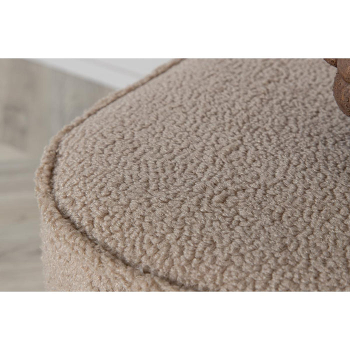 Svea - Arlo poef - teddy - beige
