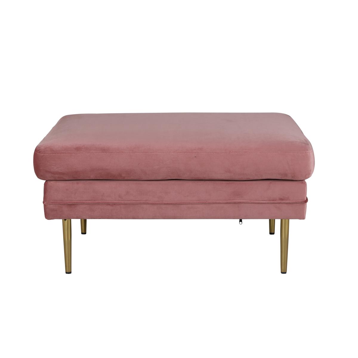 Svea - Tess hocker - velvet - roze