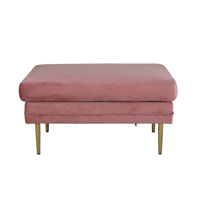 Svea - Tess hocker - velvet - roze