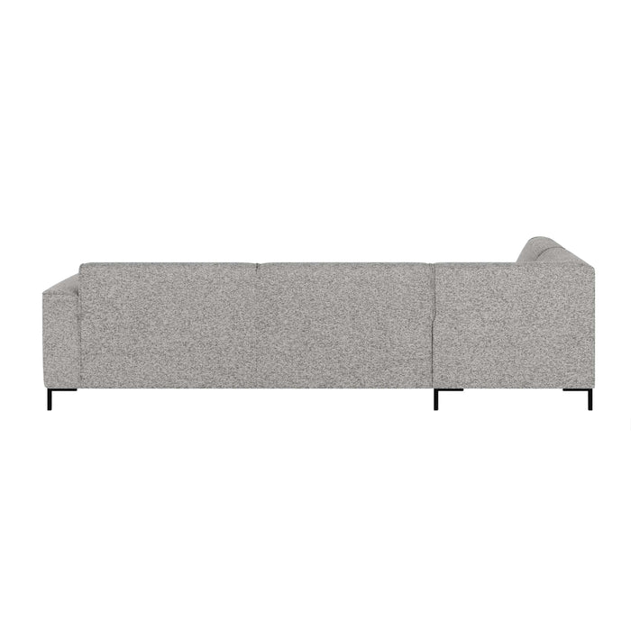 by fonQ Loft Hoekbank Links - Chenille Melange - Grijs