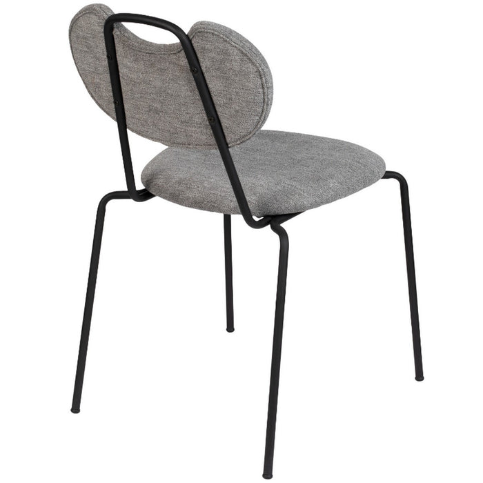 Puur - Askim eetkamerstoel stof grijs