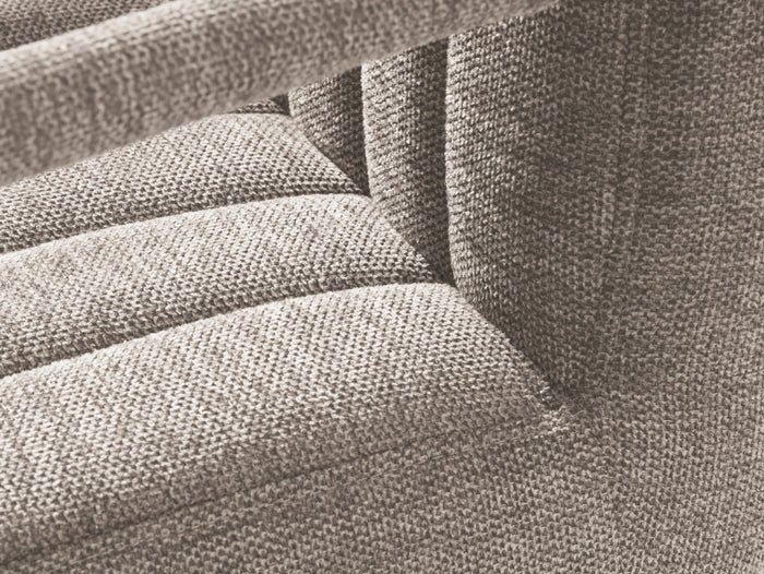 Giga Living - Eetkamerstoel Stof Zandkleur - Trout - Set van 2