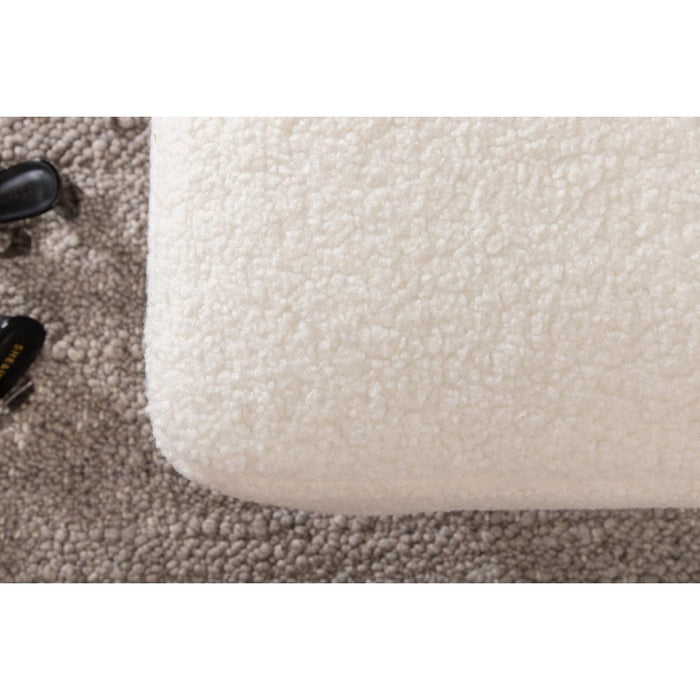 Svea - Kira hocker - teddy - wit