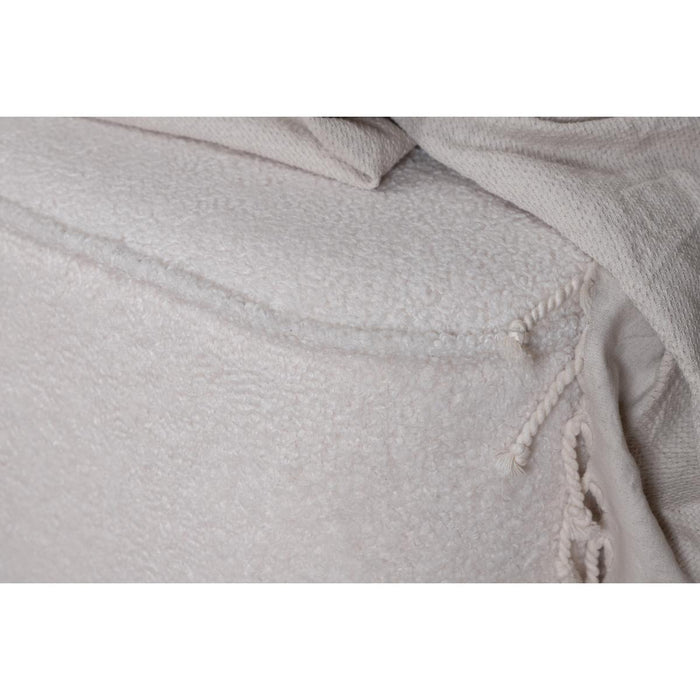 Svea - Arlo poef - teddy - off white