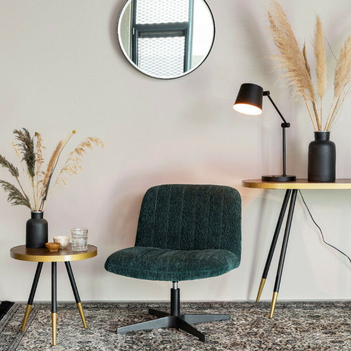 Puur - Höfn fauteuil ribstof groen