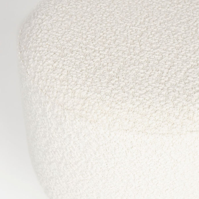 Puur Sylvia poef - wit