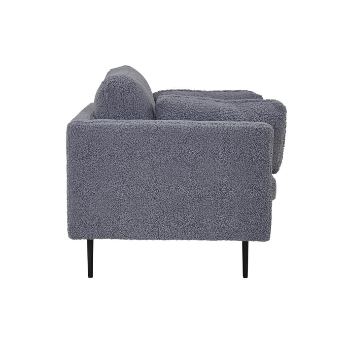 Svea - Kiva fauteuil - teddy - donkergrijs